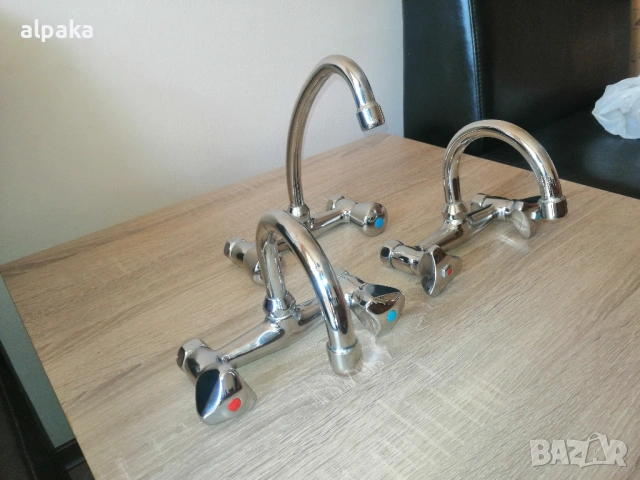 Продавам рециклирани български смесители за кухня/баня Видима идеал 160мм, снимка 2 - Смесители - 54124225