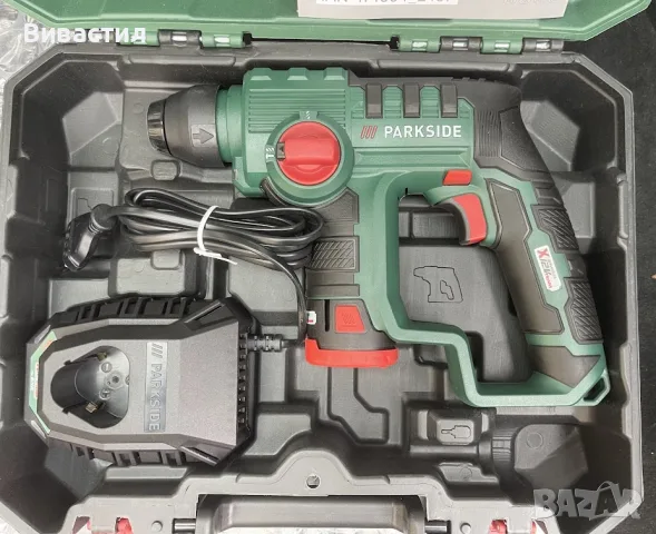 PROFESSIONAL Акумулаторен перфоратор с вертикален безчетков мотор EINHELL HEROCCO 36/28, снимка 11 - Перфоратори - 56316292