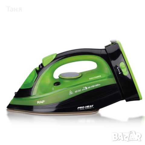 RAF Безжична парна ютия 2400W с керамична плоча – двойна функция за парно и сухо гладене, 483, снимка 18 - Ютии - 52402185