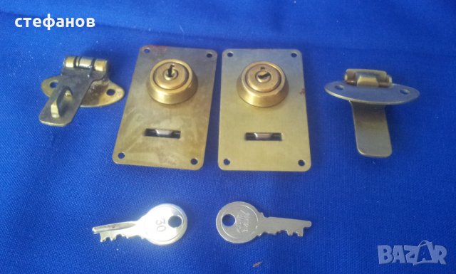 Винтидж ключалки за куфар нови английски  CHENEY england, снимка 3 - Антикварни и старинни предмети - 29500198