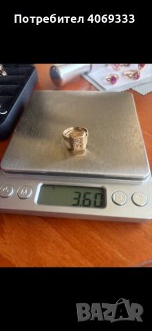 Златен пръстен 3.6гр 14 карата 54размер, снимка 7 - Пръстени - 54184940