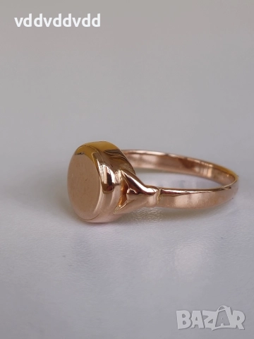 СССР златен пръстен проба 583, снимка 6 - Пръстени - 51809926