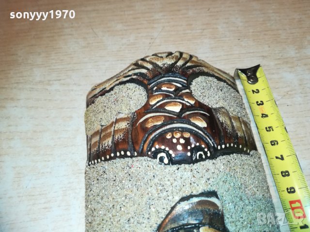 Маска за стена от дърво 30см 3012201823, снимка 7 - Колекции - 31261940