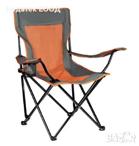 Сгъваем къмпинг стол, Оранжев, 52x56x75см., снимка 3 - Къмпинг мебели - 50455780