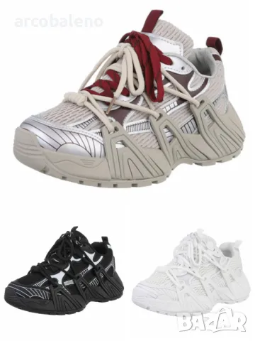 Дамски ниски маратонки, 3цвята 