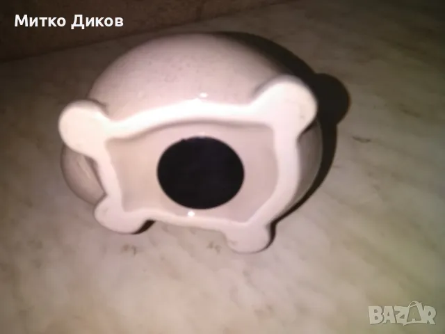 Коте бежово касичка нова керамика 17х12х11см, снимка 5 - Декорация за дома - 50169618