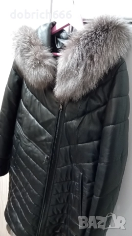 Дамско кожено яке естествена кожа, снимка 2 - Якета - 51945334