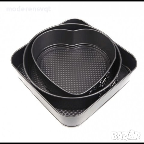 Комплект от 3 различни форми за печене, снимка 4 - Форми - 37685575