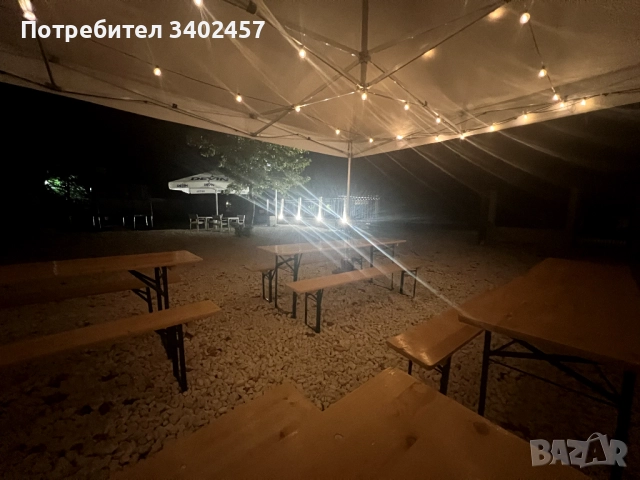 Шатра за ресторант, кетъринг/ градина, немска, стабилна, ветро- и водоустойчива, снимка 3 - Обзавеждане за заведение - 51970526