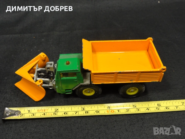 СТАРА РЕТРО МЕТАЛНА КОЛИЧКА SIKU GERMANY FAUN SNOW PLOUGH TRUCK, снимка 7 - Колекции - 51651765