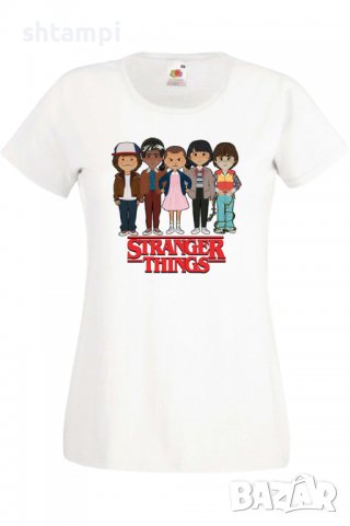 Дамска Тениска Stranger Things 3,Филм,Сериал,, снимка 3 - Тениски - 37314638