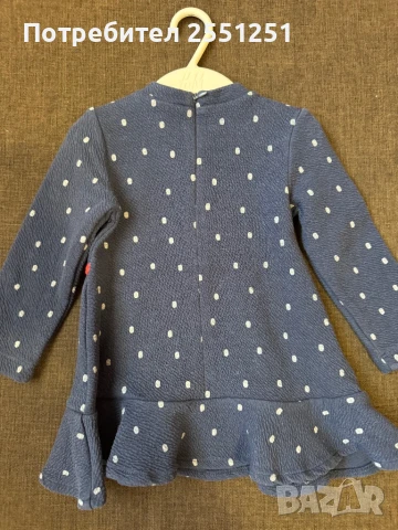 Продавам Бебешка рокля Mayoral с дълъг ръкав 12м. 80см., снимка 2 - Бебешки рокли - 51116805