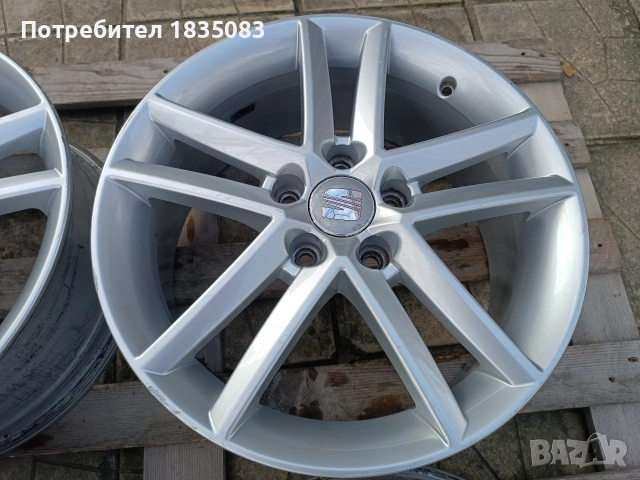 Лети джанти 17ки 5х112 Seat, снимка 7 - Гуми и джанти - 52821862