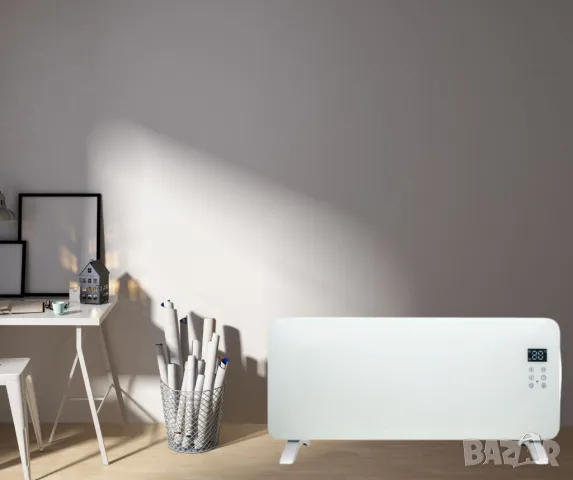Конвектор, 2000W, стъклен панел, снимка 1