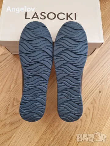Нови дамски обувки Lasocki, 38  р-р, ест. кожа, снимка 2 - Дамски ежедневни обувки - 47349394