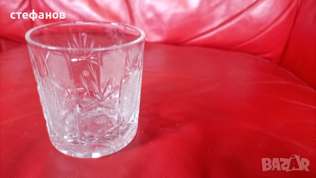 Кристални чаши за уиски, ръна гравюра, 6 бр, снимка 7 - Чаши - 50526404