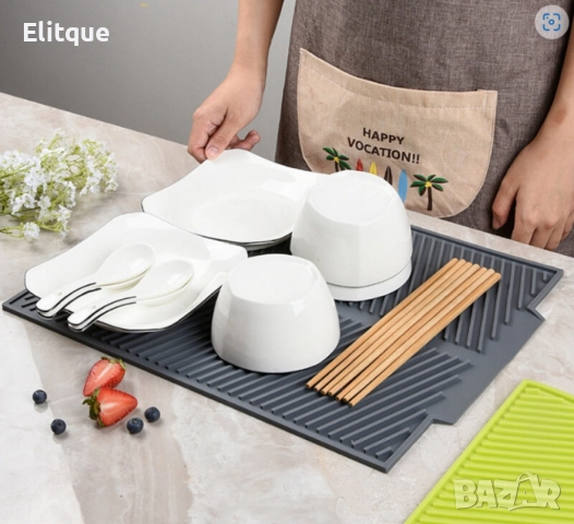 Силиконова подложка за сушене на съдове, снимка 8 - Други стоки за дома - 52862598