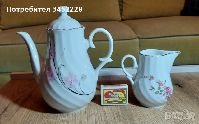 порцелан България две кани за ценители , снимка 10 - Антикварни и старинни предмети - 52505300