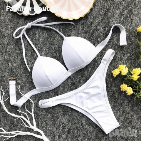 Бял бански твърда чашка, снимка 3 - Бански костюми - 31608642