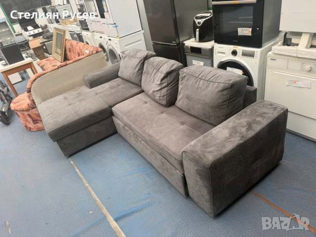 110411   ъглов холов разтегалтелен диван 170/270 см -цена 312.93 лв или160  евро smr  - разтегателен, снимка 7 - Дивани и мека мебел - 54166790