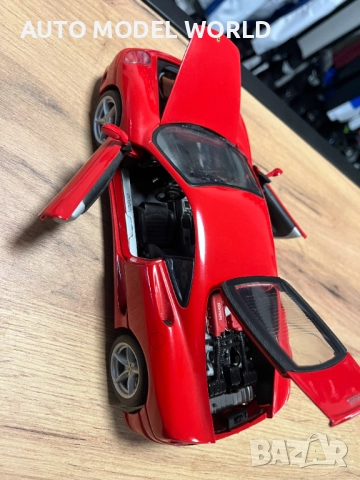 BBURAGO Mетална колекционерска количка модел FERRARI 360 MODENA 1:18, снимка 9 - Колекции - 52793756