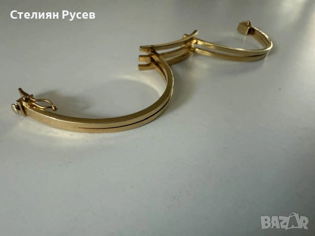 17.32гр 19см златна гривна / златно колие / синджир / ланец / злато / GOLD 585 / 14 карата 142 лв за, снимка 11 - Гривни - 52066569