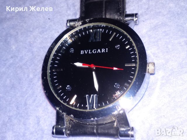 BVLGARI КВАРЦОВ ФЕШЪН МОДЕЛ РЪЧЕН ЧАСОВНИК ХУБАВА РЕПЛИКА с КАИШКА 32489