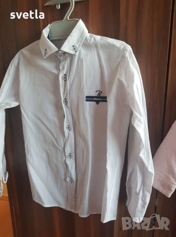 Риза с дълъг ръкав,който се навива и става на къс , снимка 3 - Детски ризи - 30050328