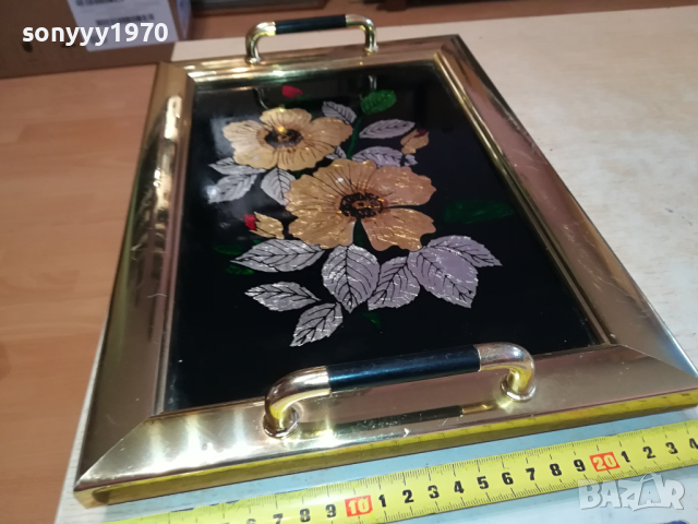 ПОДНОС ОТ ФРАНЦИЯ 2403241029LNWC, снимка 6 - Антикварни и старинни предмети - 44920642