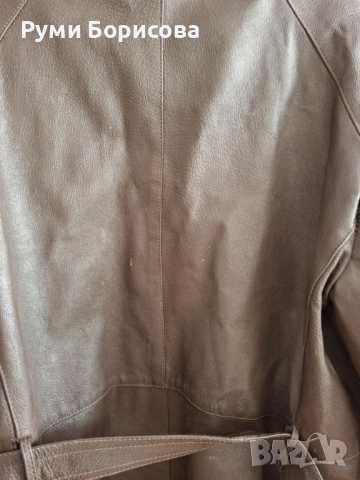 Кожен шлифер от естествена, кожа размер 54, снимка 6 - Сака - 53139807