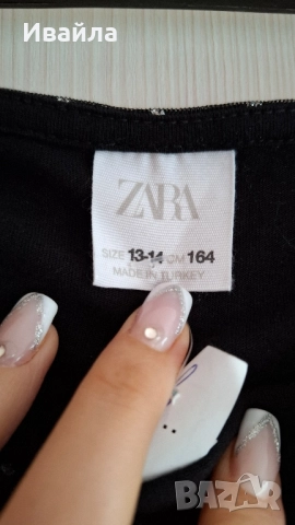 Блузка Zara, снимка 2 - Тениски - 52095437
