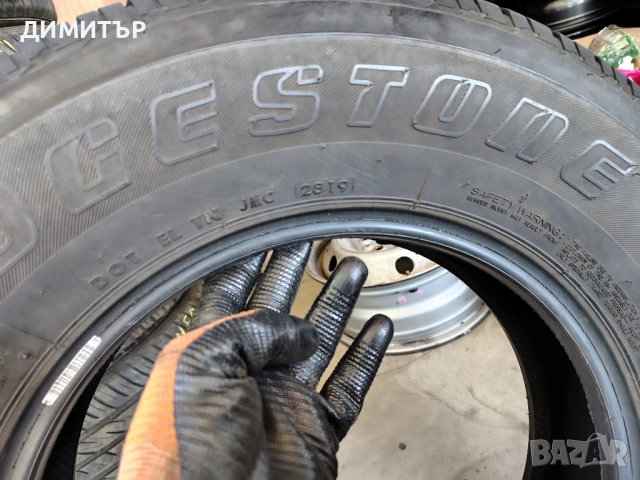 4бр.всесезонни гуми BRIDGESTONE 195 80 15 DOT19 цена за брой, снимка 5 - Гуми и джанти - 52299542