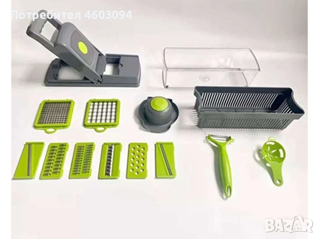 Комплект кухненски резачки, 14 части, снимка 2 - Други - 53878368