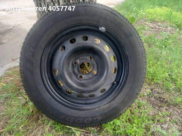 1 брой гума с джанта , снимка 2 - Гуми и джанти - 50444241