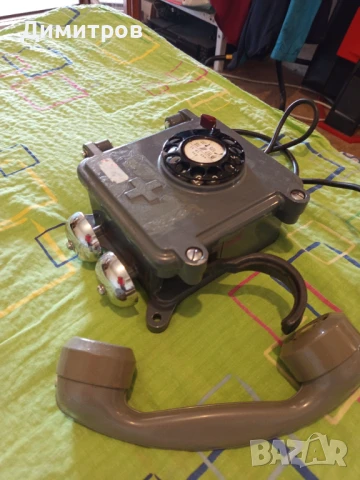 ВОЕНЕН ТЕЛЕФОН ОТ ПОДВОДНИЦА , снимка 2 - Антикварни и старинни предмети - 51191444
