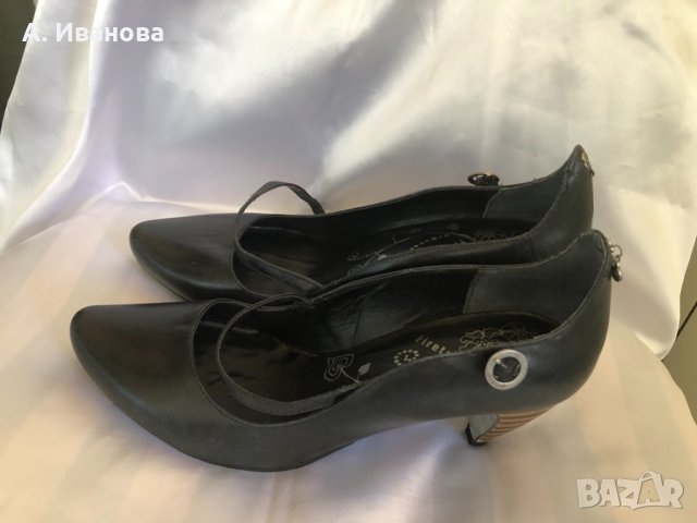 Дамски обувки естествена кожа , снимка 2 - Дамски обувки на ток - 30113888