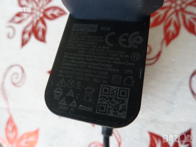 захранване оригинално USB-C Lenovo ново, снимка 3 - Части за лаптопи - 48496012
