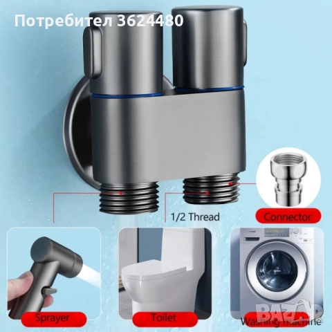 Хигиенен душ за стенен монтаж 4431, снимка 4 - Други стоки за дома - 52685822