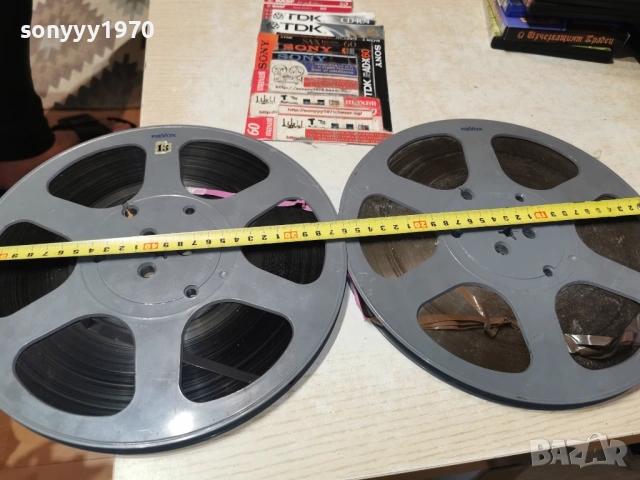 REVOX X2-ГОЛЯМИ РОЛКИ С ЛЕНТА 26СМ 2606260927L1, снимка 3 - Аудио касети - 54316535