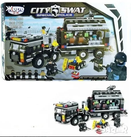 Конструктор градска полиция специален отряд 842 части 0231136, снимка 5 - Конструктори - 48132987