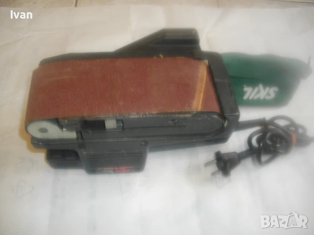 НИДЕРЛАНДСКИ ОРИГИНАЛЕН ЛЕНТОВ ШЛАЙФ 560W 2,6A SKIL 1100H1 ПРОФЕСИОНАЛЕН, снимка 2 - Други инструменти - 50991538