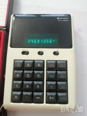 Ретро калкулатор HITACHI KK221B , снимка 5 - Антикварни и старинни предмети - 49695975