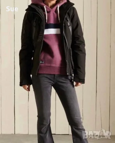 Superdry дамски суитшърт XS, лилав