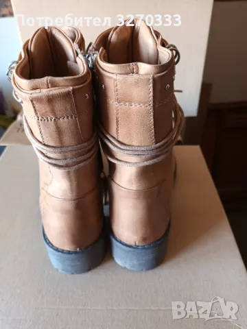 Дамски боти от естествена кожа , снимка 3 - Дамски боти - 49097600