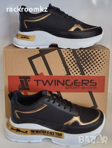 Дамски маратонки с олекотено ходило в черен цвят 1 112 025, снимка 3 - Маратонки - 39929580