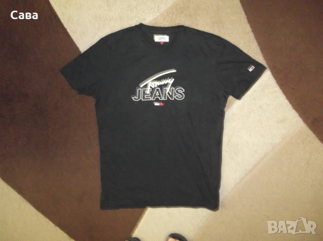 Тениски TOMMY HILFIGER  мъжки,С-М-Л /черна,червен и син меланж/, снимка 9 - Тениски - 51067892