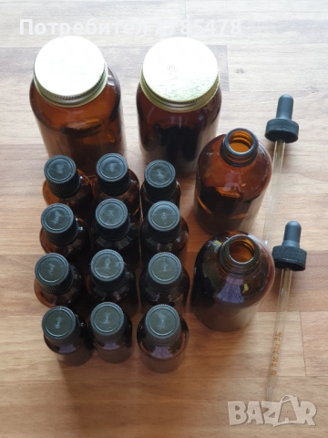 Продавам шишета тъмно стъкло