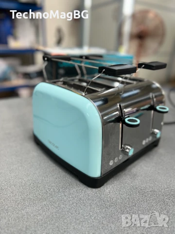 Тостер Cecotec Toastin’ Time ,1700W , 4 слота, снимка 4 - Тостери - 51198929