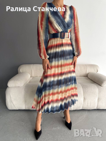 Дамска рокля шифон , снимка 2 - Рокли - 44656569