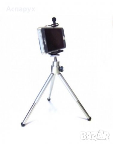 Метален телескопичен трипод за смартфон, камера, фотоапарат и др., снимка 2 - Чанти, стативи, аксесоари - 30058058